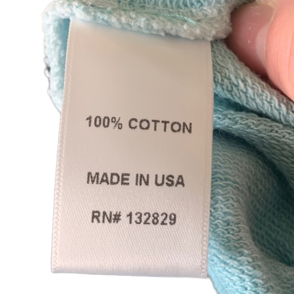 Lovers + Friends Women Bradley Jogger in Teal Green Tie Dye Small Elastic Waist - Picture 7 of 10